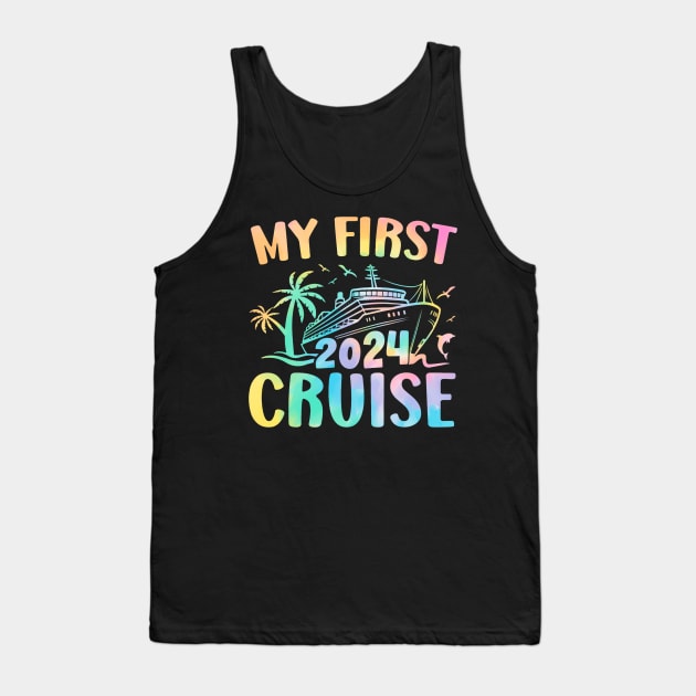 My First Cruise 2024 Vacation Matching Family Cruise Ship Tank Top by deptrai0023